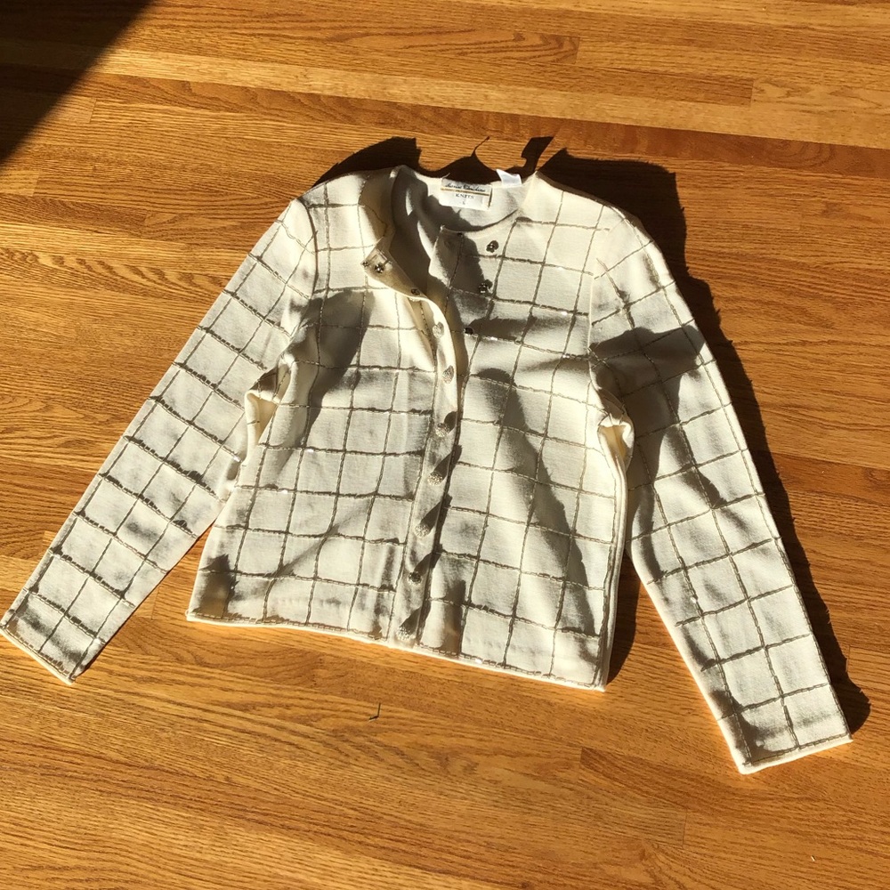 Beaded Cardigan Sweater